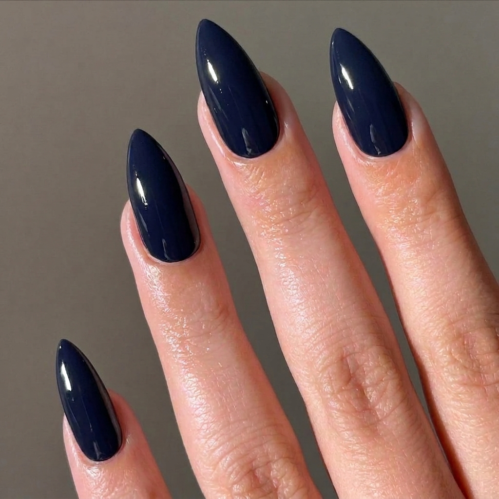 Step-by-step nail art process for How to Shape Stiletto Nails at Home 💅 | Step-by-Step Nail Tutorial
