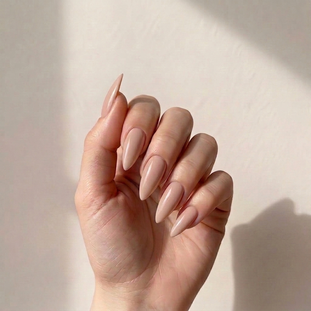 How to Shape Stiletto Nails at Home 💅 | Step-by-Step Nail Tutorial nail art design from another angle