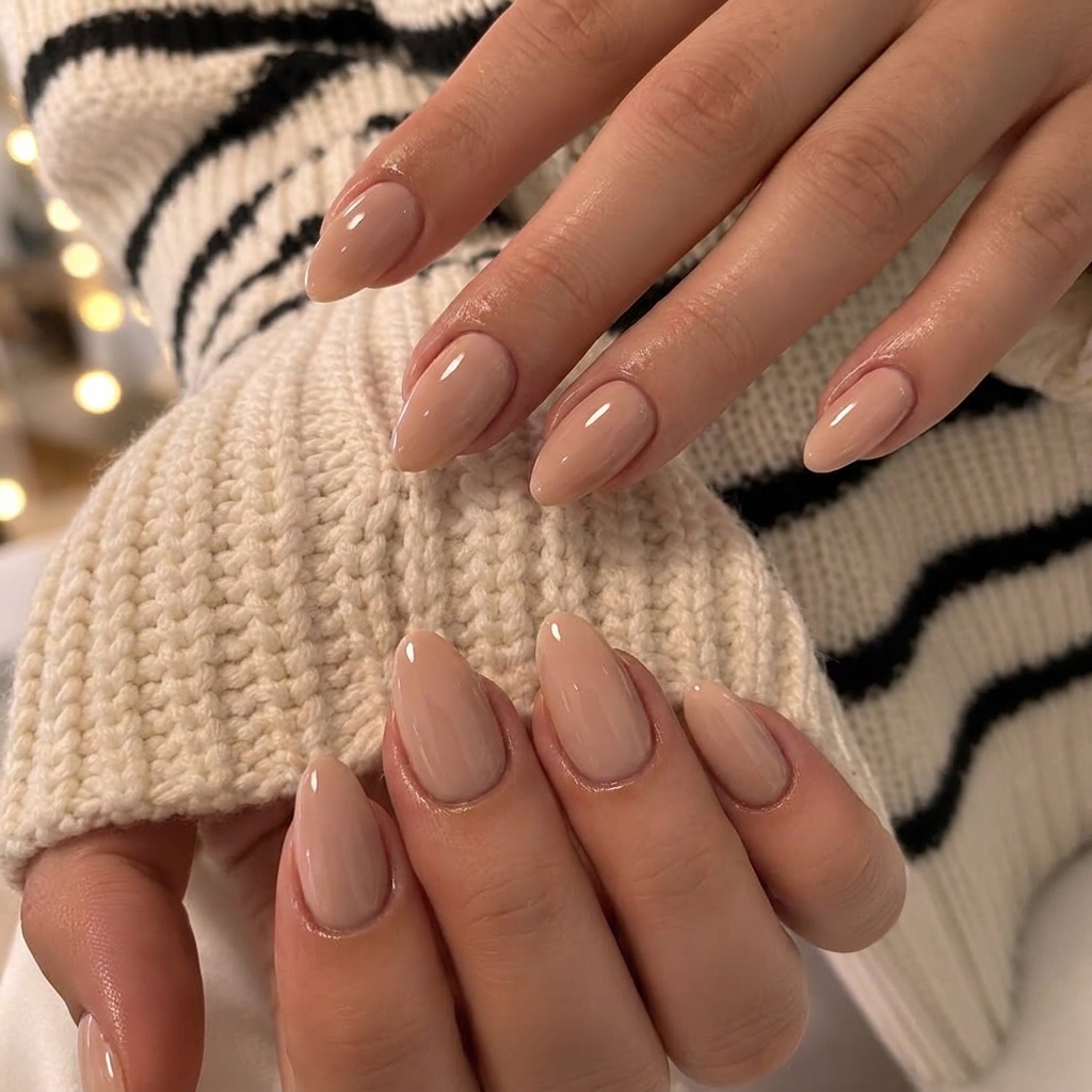 How to Shape Almond Nails at Home 💅 | Step-by-Step Nail Tutorial nail art design from another angle