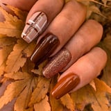 15 Aesthetic Fall Nails Ideas - finished nail art design