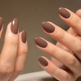 How to Shape Almond Nails at Home 💅 | Step-by-Step Nail Tutorial - finished nail art design